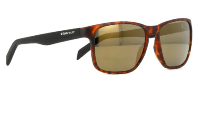Tag Heuer Men's Tortoise Frame/ Grey Mirror Lens Sunglasses (TH0582 104) - Ships Same/Next Day!