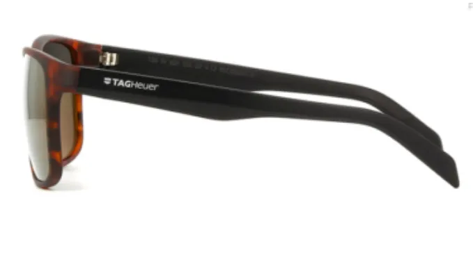 Tag Heuer Men's Tortoise Frame/ Grey Mirror Lens Sunglasses (TH0582 104) - Ships Same/Next Day!