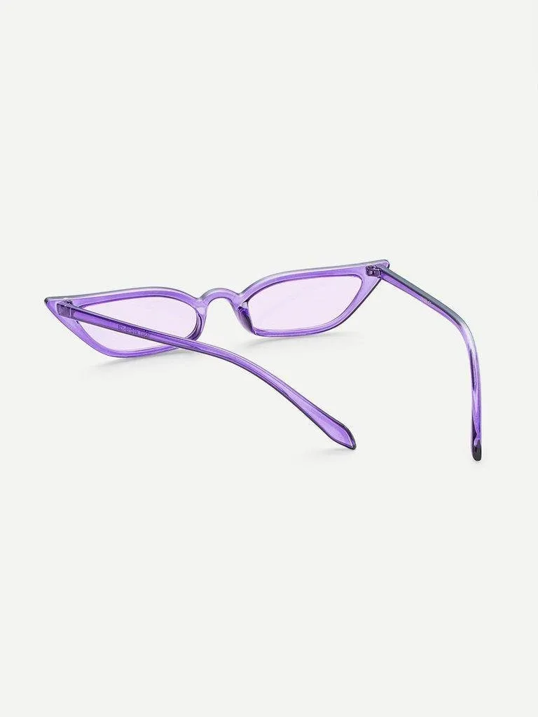Tinted Lens Cat Eye Sunglasses