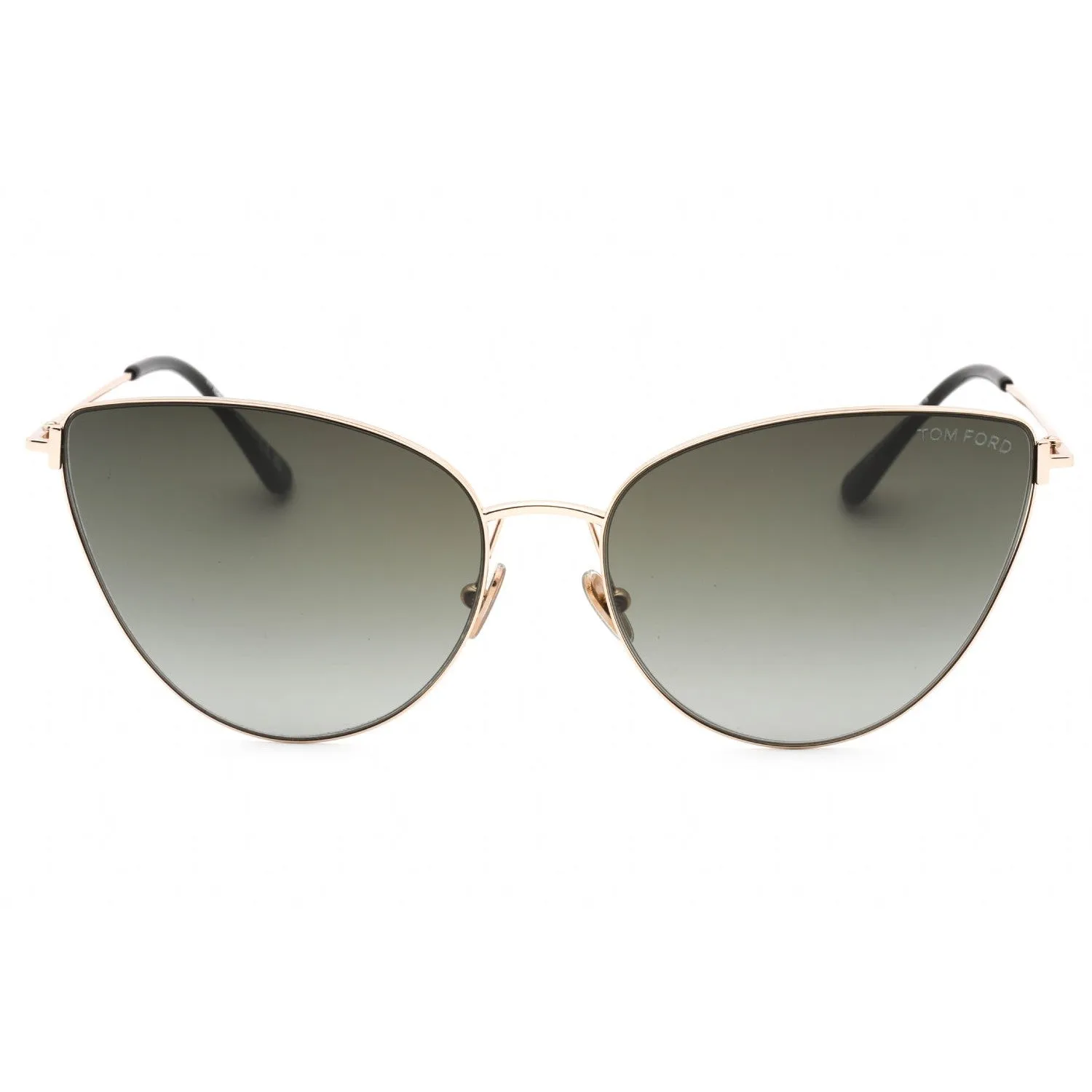 Tom Ford FT1005 Sunglasses shiny rose gold / gradient smoke
