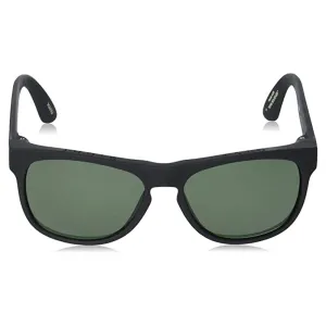 TOMS Unisex Matte Black Frame Green Gray Lens Polarized Manu Pilot Sunglasses - 10016106