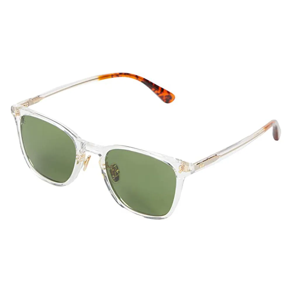 TOMS Unisex Vintage Crystal Frame Gray Green Lens Non-Polarized Emerson Square Sunglasses - 10015483
