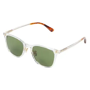TOMS Unisex Vintage Crystal Frame Gray Green Lens Non-Polarized Emerson Square Sunglasses - 10015483