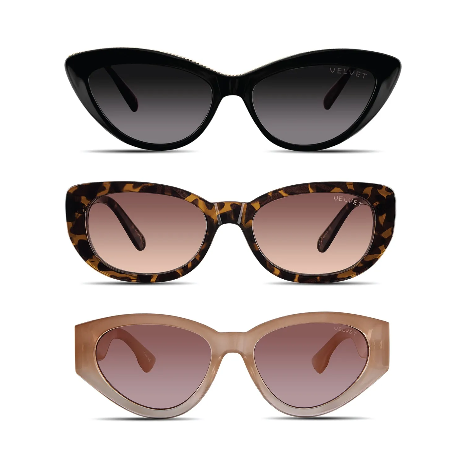 Velvet Eyewear Cat Eye Small Sunglass Style Box