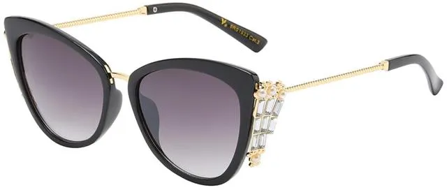 VG Classy Rhinestone Cat Eye Sunglasses for women