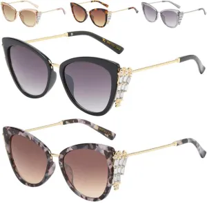 VG Classy Rhinestone Cat Eye Sunglasses for women