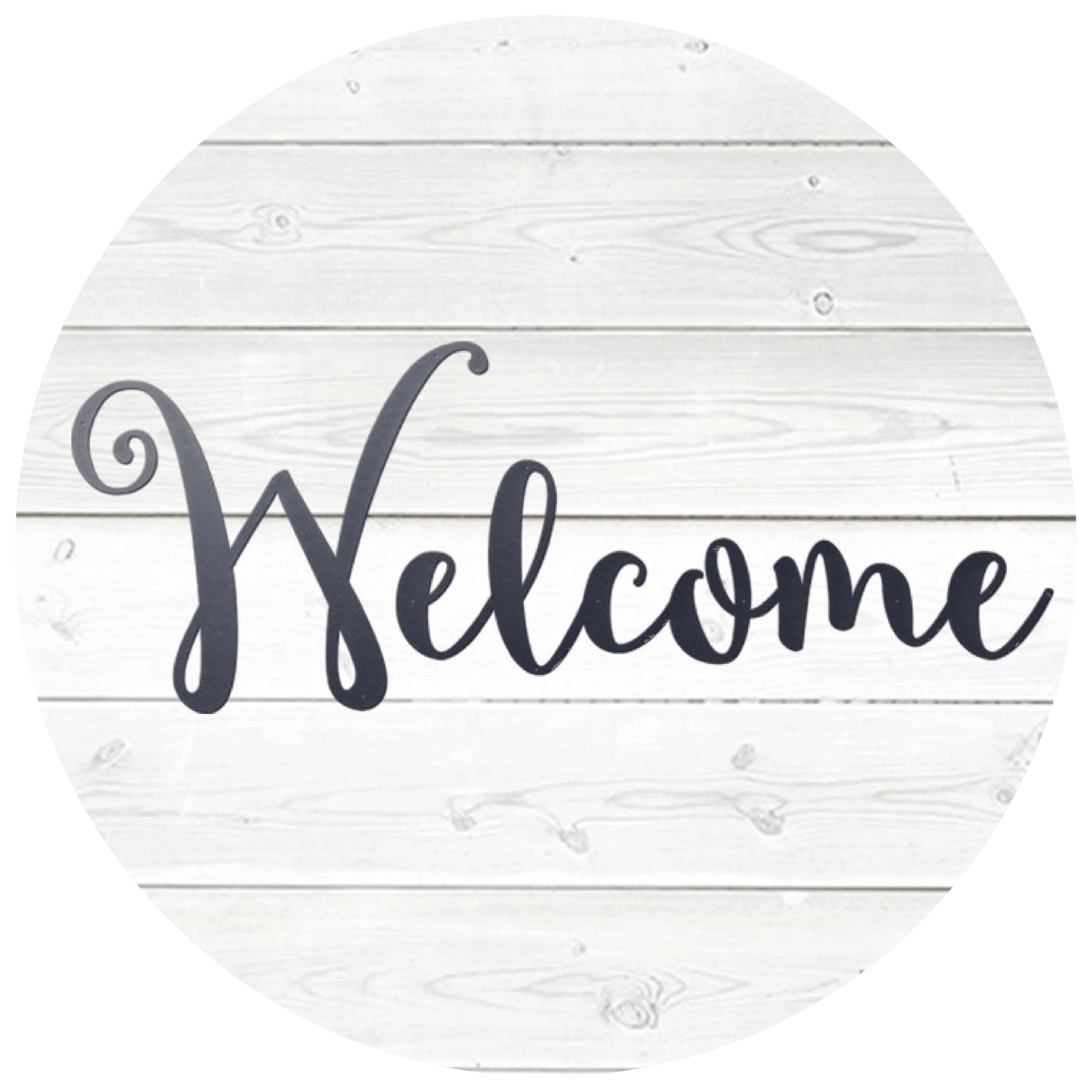 Welcome Word Wall Art Sign