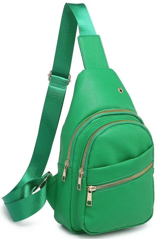 Womens Colorful Fashion Sling Bags