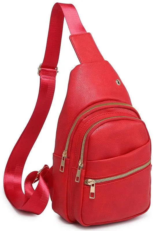 Womens Colorful Fashion Sling Bags