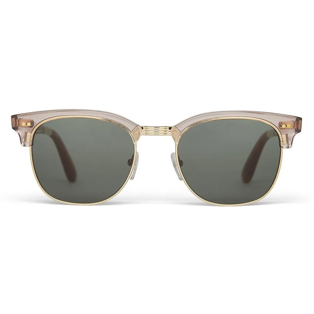 Womens Gavin Pink Carnation Frame Green Gradient Lens Square Sunglasses - 10014825