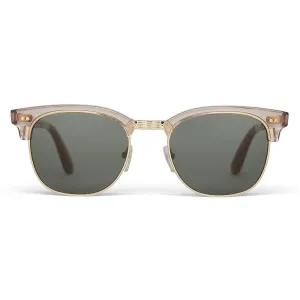Womens Gavin Pink Carnation Frame Green Gradient Lens Square Sunglasses - 10014825